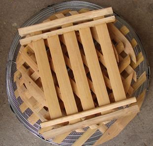 竹制 手工制作竹制蒸笼架 竹隔水垫子小笼包竹蒸架 蒸屉蒸菜锅竹编蒸