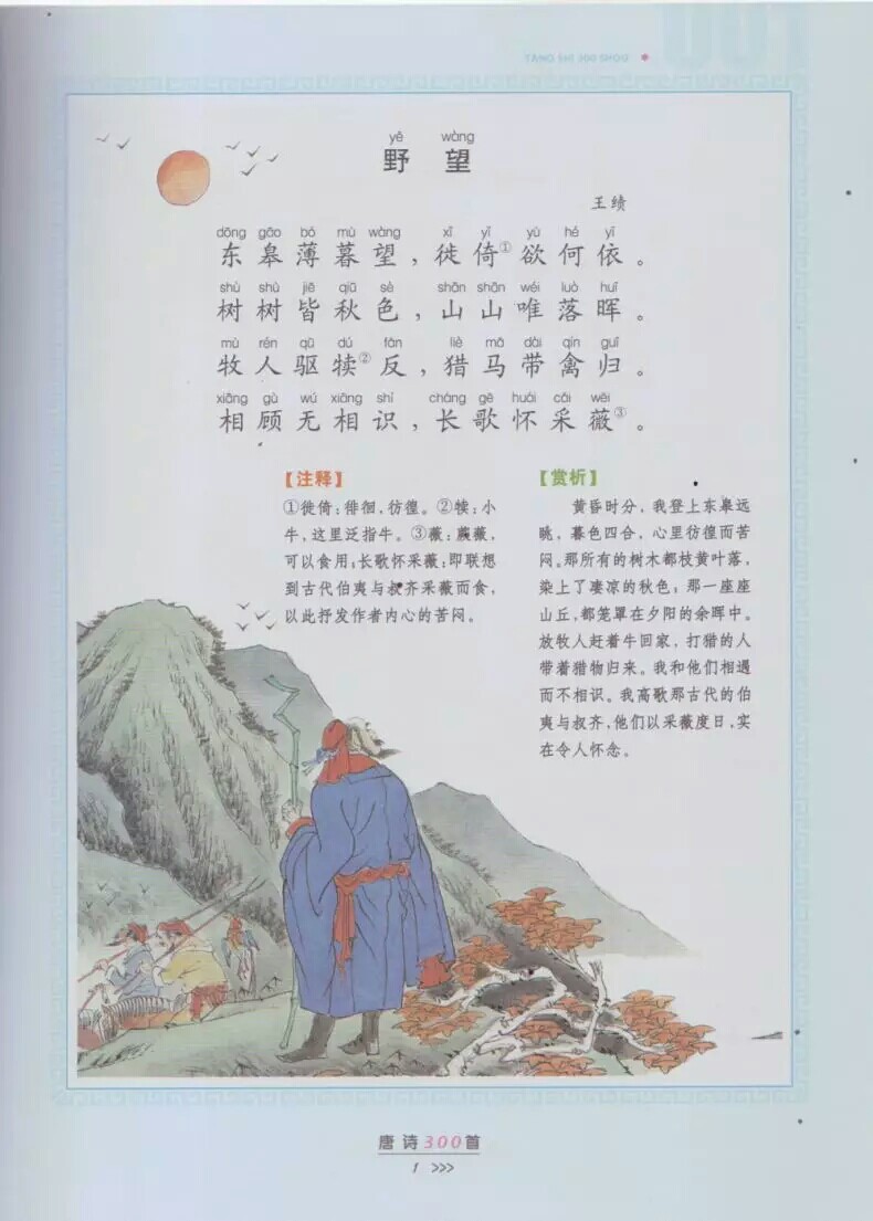 正版包邮中国儿童共享的经典丛书 唐诗300首唐诗三百首 彩图注音版