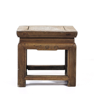 方凳 清代 榉木老杌凳 老家具 苏作禅凳 明式方凳 老禅凳 老茶凳 方杌