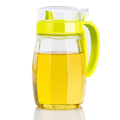 厨房防尘玻璃油壶食用酱油壶油瓶家用麻油酱醋调料瓶大号油罐防漏