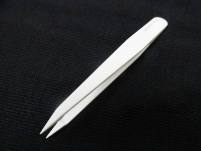 塑料镊子 尖头平头圆头镊子 白色塑料尖镊子 无尘净化镊子93302