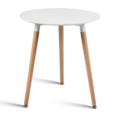 简约时尚休闲桌实木桌小户型餐桌台小圆桌洽谈桌伊姆斯桌咖啡桌子