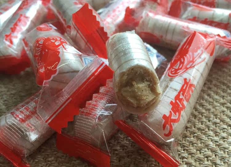 东北经典大虾糖 怀旧休闲糖果零食 老式酥糖袋装喜糖250克