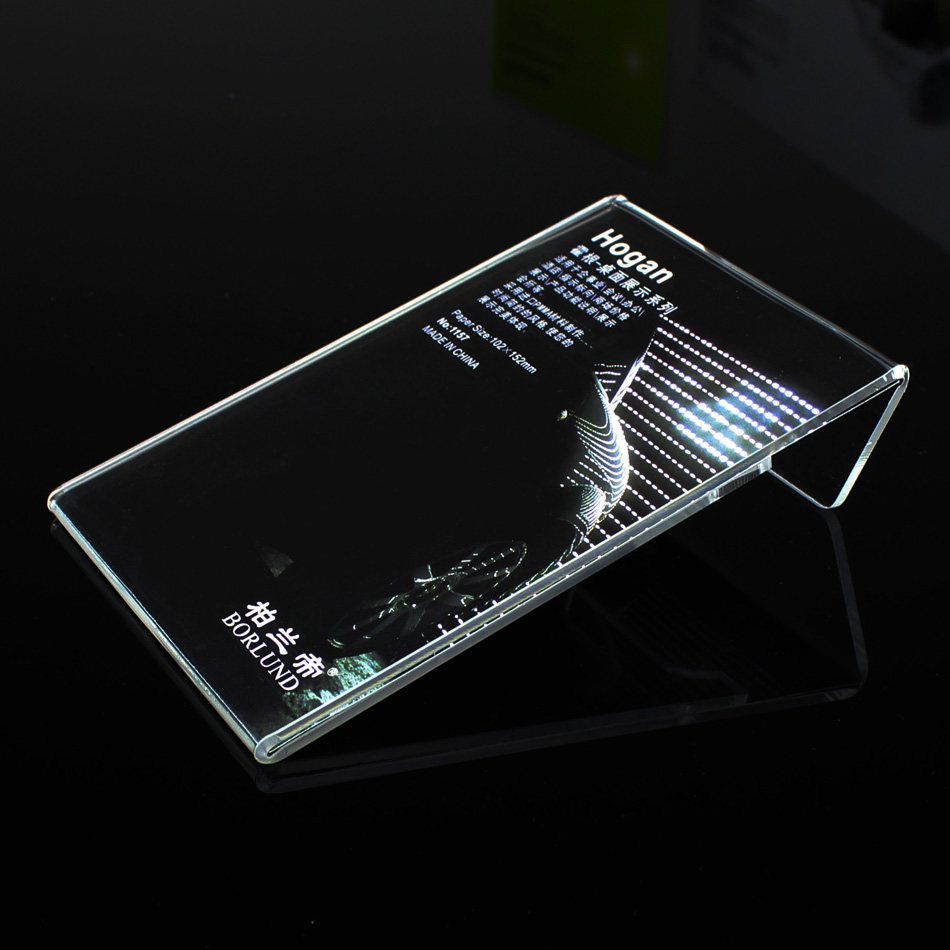 桌面展示牌 亚克力桌签a4台牌 水晶台签台卡 1160纸尺寸210*297mm