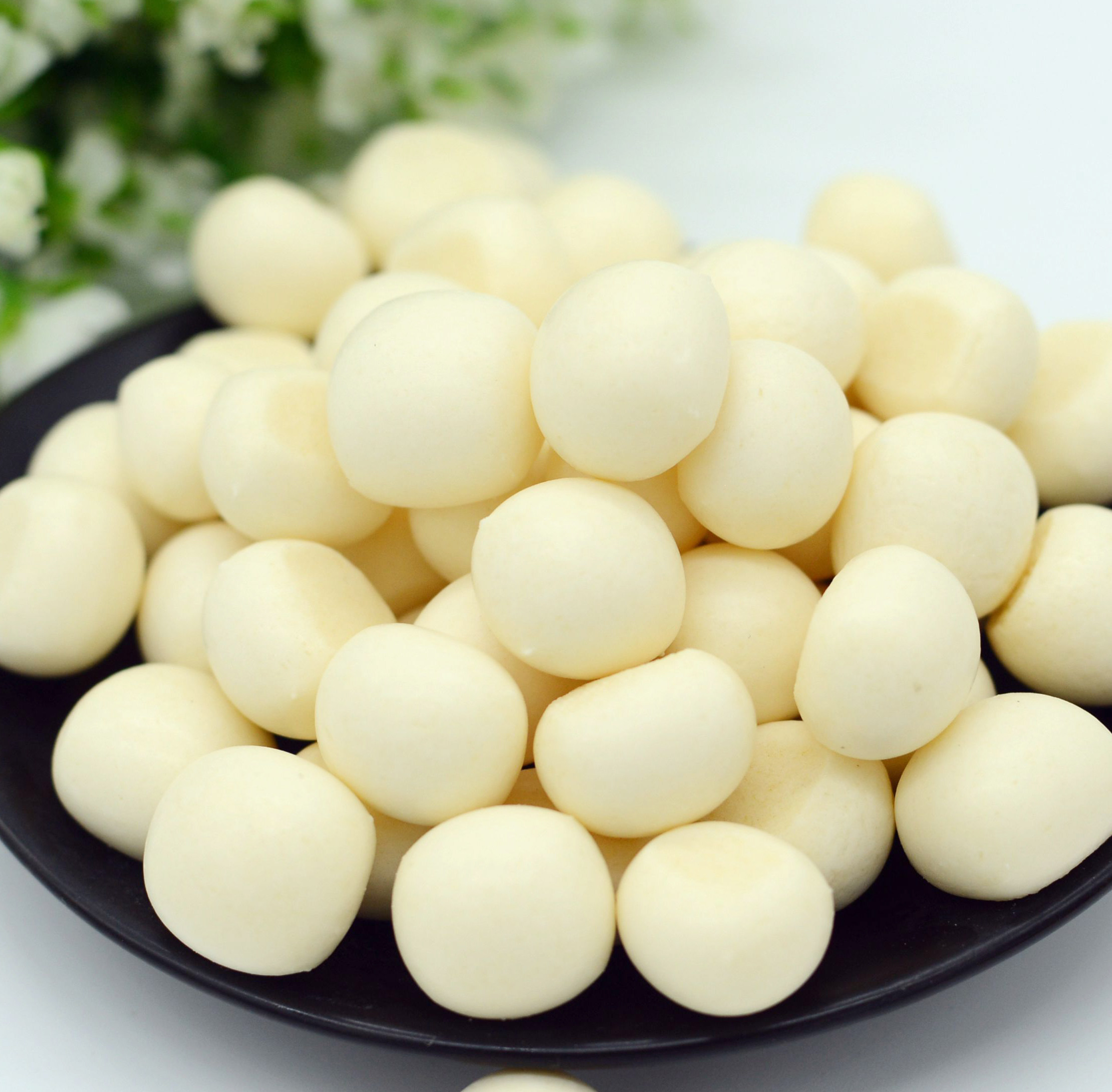 奶泡泡 佰味泡 牛奶泡泡 内蒙古特产 牛奶馒头 2斤散装 儿童零食