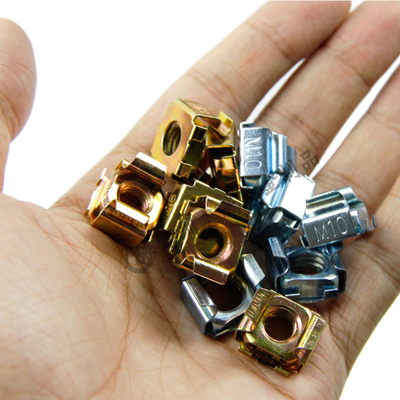 白锌卡式螺母 浮动螺母碳钢笼式螺母 机柜螺母 铁皮螺母m3-m12