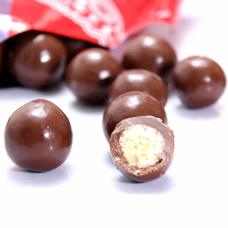 上海金丝猴麦丽素80g怀旧零食代可可脂巧克力豆制品满5袋包邮