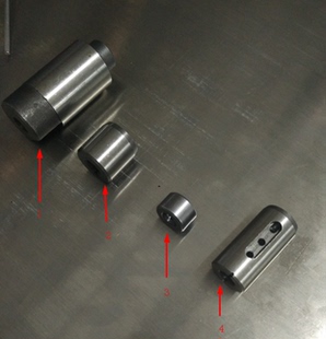 电脑花样机 下轴轴套 四件套 电脑针车配件 工业缝纫机 下轴套筒