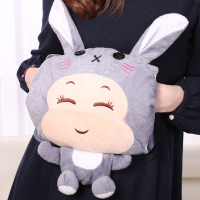 博弘充电卡通热水袋安全防爆可拆洗