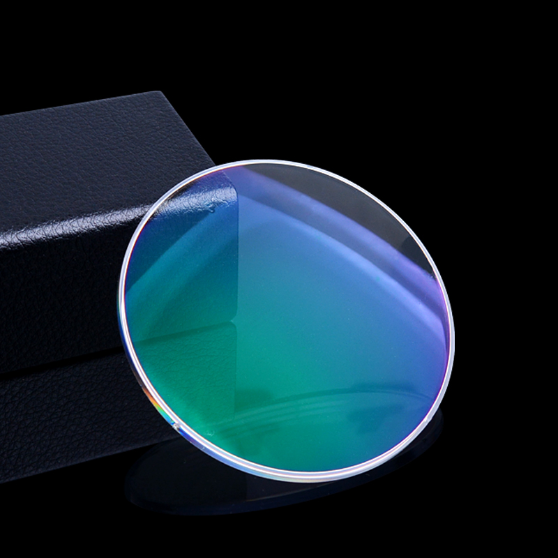 67防蓝光防辐射双色膜树脂非球面近视镜片 配眼镜