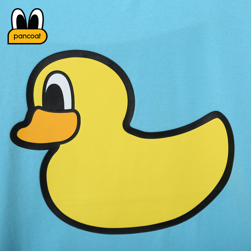 pancoat潮牌大黄鸭纯棉t恤 男女同款圆领短袖t恤夏季ppate162279u