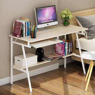 宜家电脑桌子卧室台式简易书桌家用小桌子简约办公桌笔记本写字台