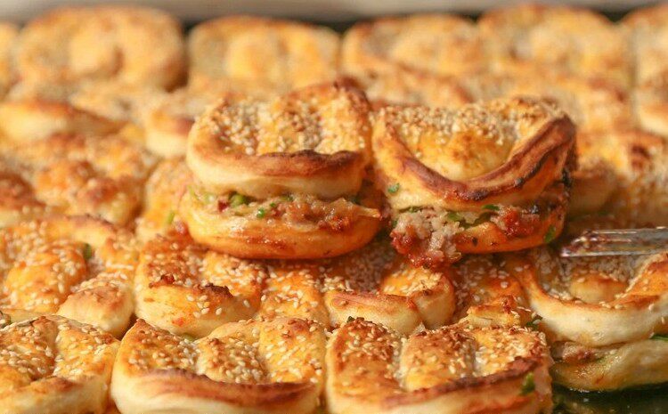 正宗湖北特产仙桃本地火火小吃美食邱记锅块锅盔多油多馅真空包装