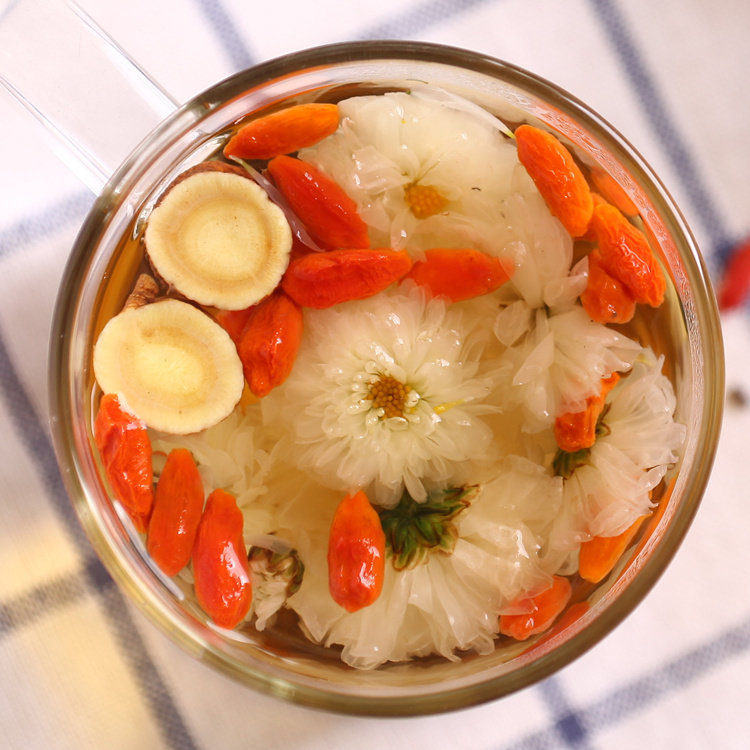 枸杞菊花茶决明子清热去肝火降火清火下火茶明目去火熬夜组合花茶