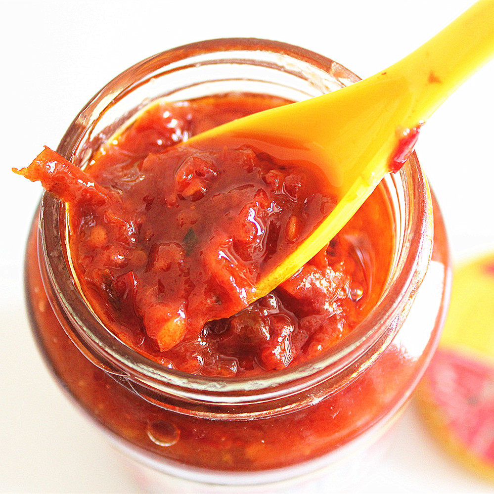 300克正宗胡玉美辣油椒酱辣椒酱酱类调料安庆特产玻璃瓶装2份包邮