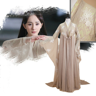 影视古装三生三世十里桃花同款古装杨幂白浅女古装仙女装演出服