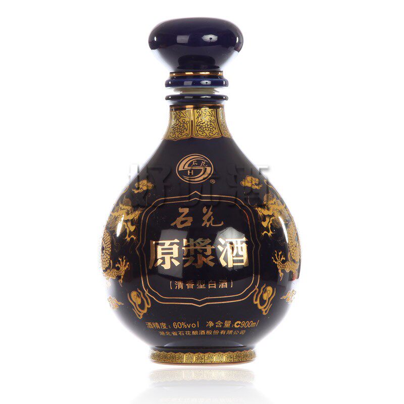 湖北石花酒原浆60度生态窖藏900ml装高度清香型白酒
