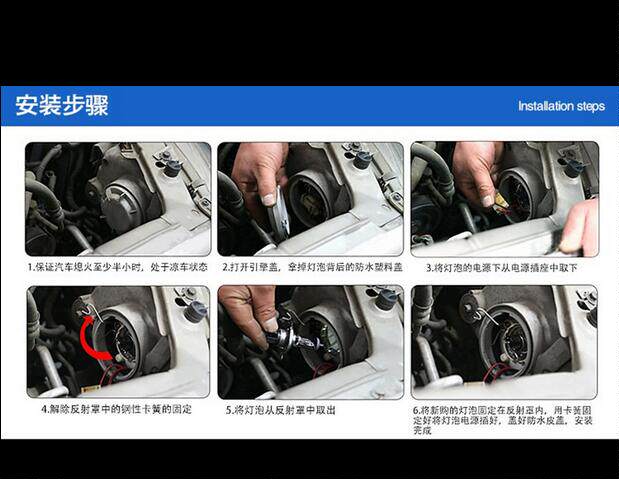 奇瑞a5 a1 qq3 旗云风云2瑞虎e3 e5改装专用前大灯远光灯泡近光灯