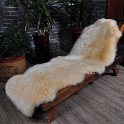 整张皮老虎皮地毯斑马纹纯羊毛沙发坐垫卧室床边毯飘窗垫定做冬季