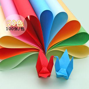 a4彩色卡纸/80g彩纸 折纸 儿童手工纸 210g彩色卡纸10色混色/单色