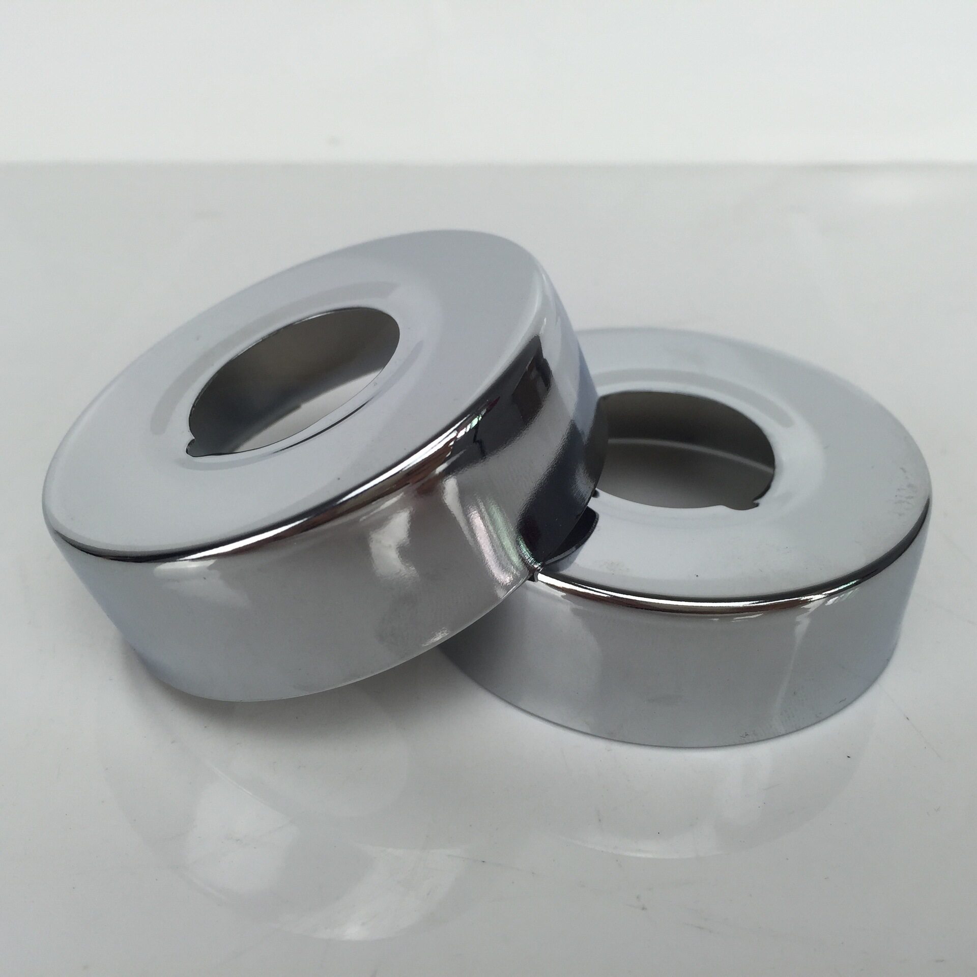 淋浴花洒混水阀安装配件 6分不锈钢装饰盖遮丑盖加厚内径25mm扣盖