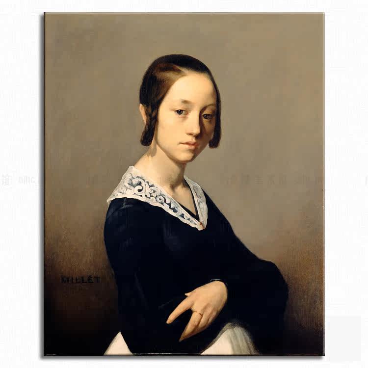露易丝ean-francois millet米勒装饰画客厅书房卧室酒吧玄关挂画