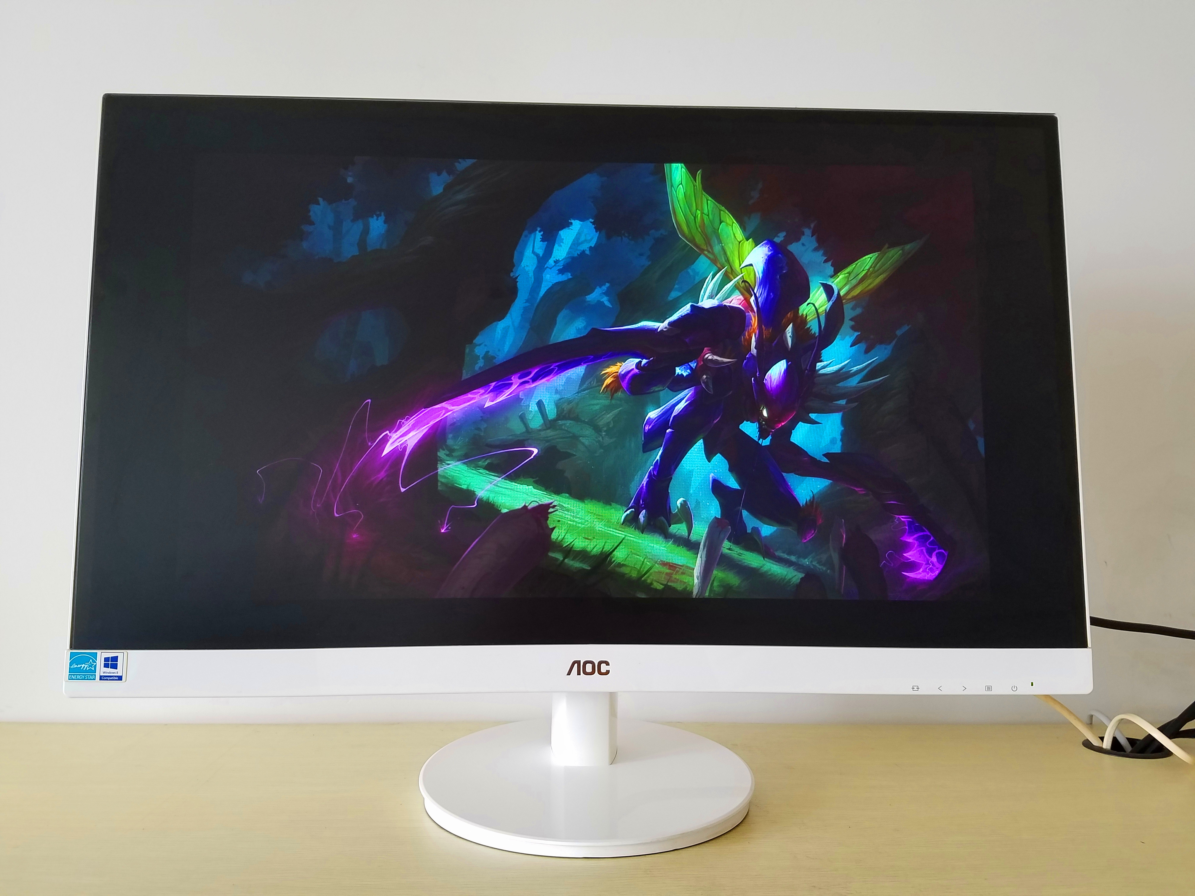 显示器aoc 三星 27寸 32ips宽屏 led 电脑液晶非2k曲面二手24寸