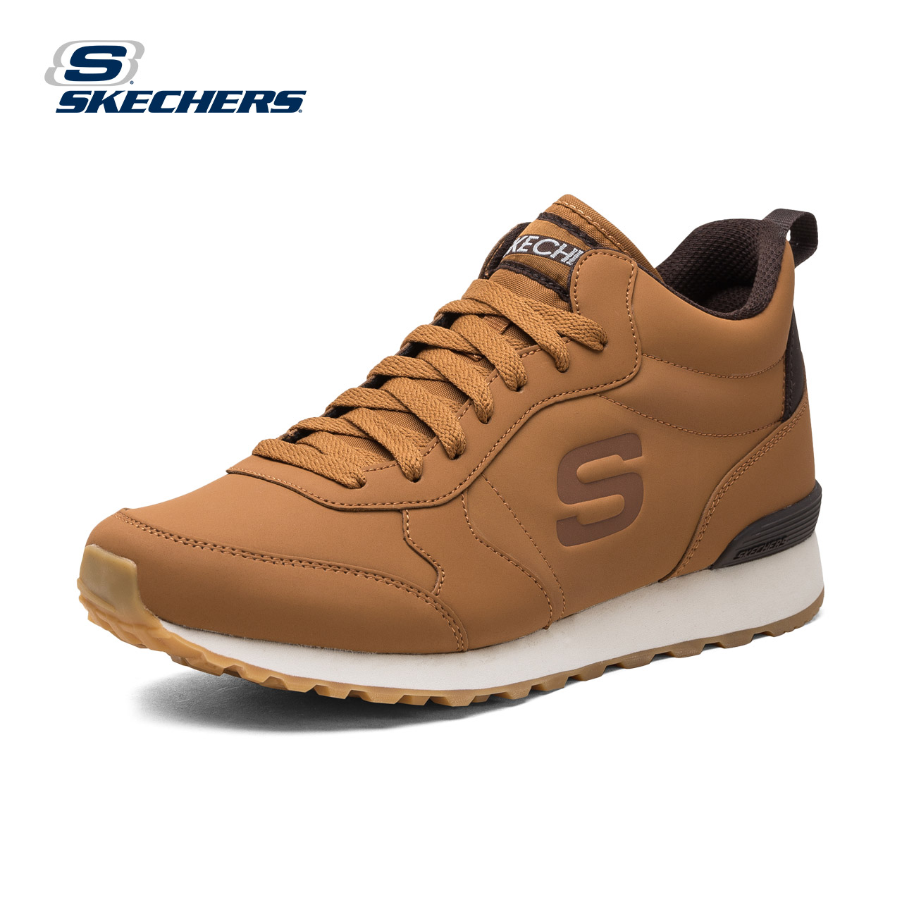 skechers品牌工廠店 斯凱奇時尚潮流男鞋 低幫休閒運動鞋52340