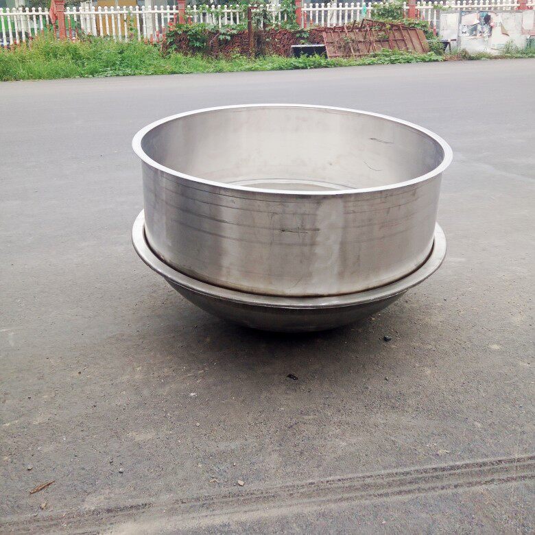 康磊加厚48-80cm不锈钢大锅牛肉汤反边炒锅商用食堂农村专用