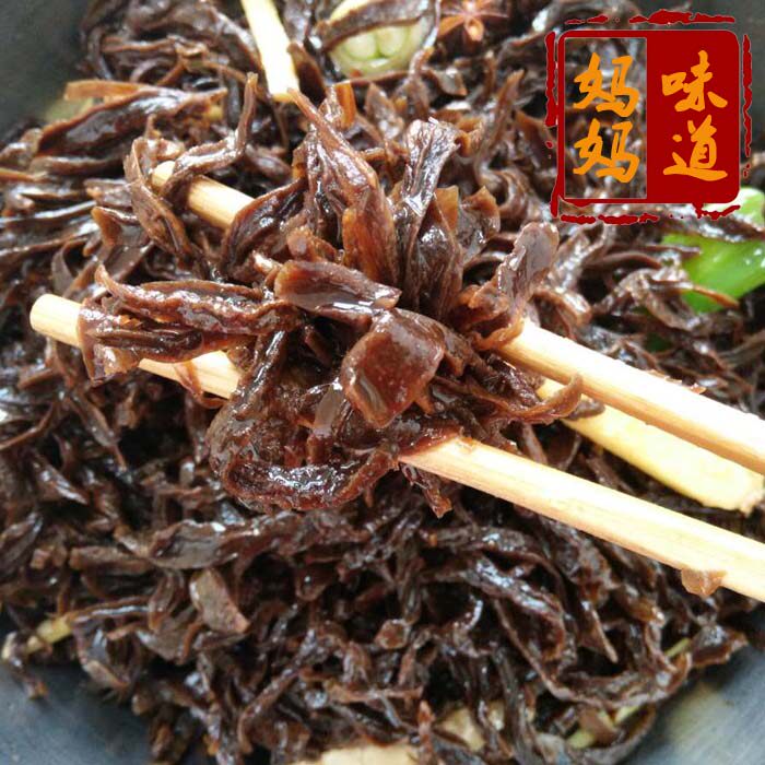 天天想 东北小咸菜酱菜 即食麻辣海带丝下饭菜200克一袋 10袋包邮