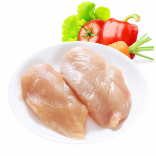 内蒙古农家散养新鲜鸡胸脯肉750g冷冻生鸡胸肉鸡胸排健身低脂食品