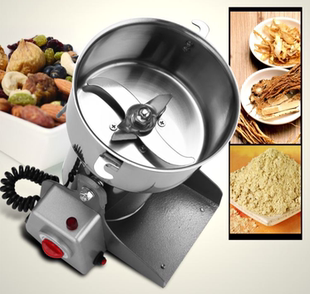 研磨机小型细腻五谷中药材破碎机磨细研磨超细碎粉小型多功能粉碎