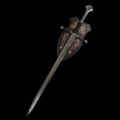 魔戒指环王纳西尔圣剑经文版阿拉贡长剑影视收藏动漫刀剑未开刃