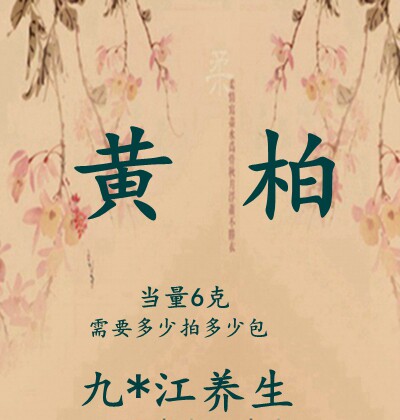 黄柏免煎颗粒满108包邮