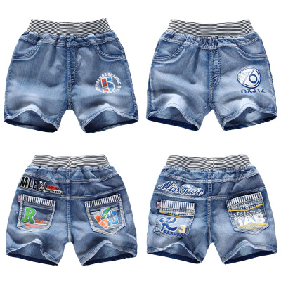 2016夏季童装儿童短裤男童牛仔短裤纯棉裤子中大童百搭薄款热裤潮