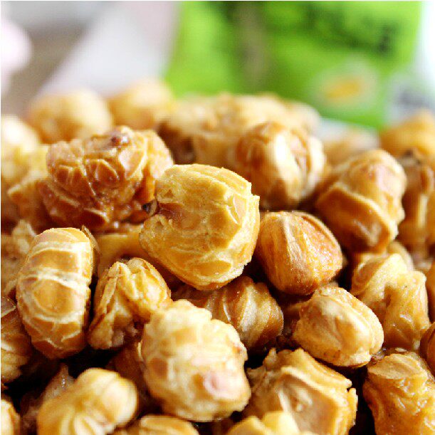 海底捞 永明黄金玉米豆 焦糖椰香味爆米花粗粮健康零食250g满包邮