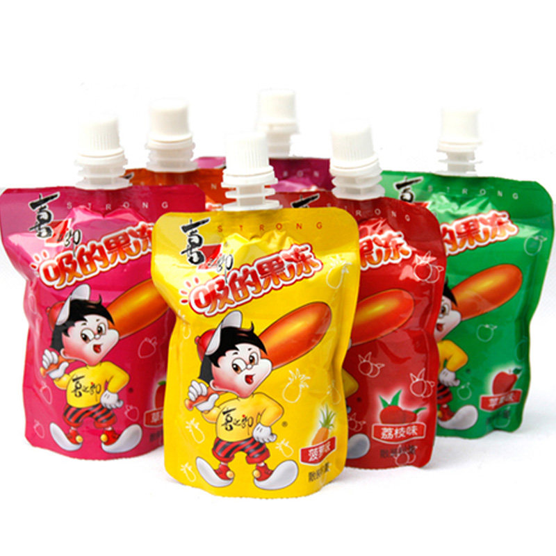 喜之郎吸的果冻110g多种口味果粒cici果冻夏冷饮休闲零食满额包邮