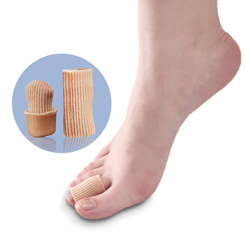 硅胶纤维加固脚趾保护套 鸡眼脚趾套 脚趾分离 脚母子疼痛护理套