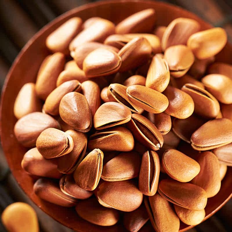 年货干果特产 零食炒货坚果 松子开口东北野生