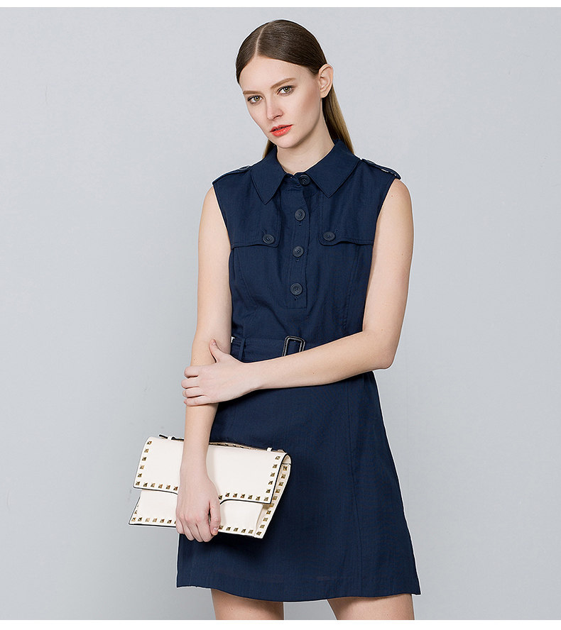 杰西jessie 正品夏款短袖连衣裙 2299元 jfscl241