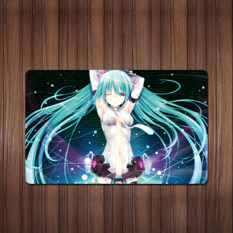 树哥diy鼠标垫 初音未来超厚游戏动漫个性定制鼠标垫 2送1包邮