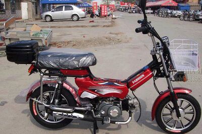 燃油助力车欧祥迷你x8小弯梁70cc两轮摩托48cc燃油助力车送赠品