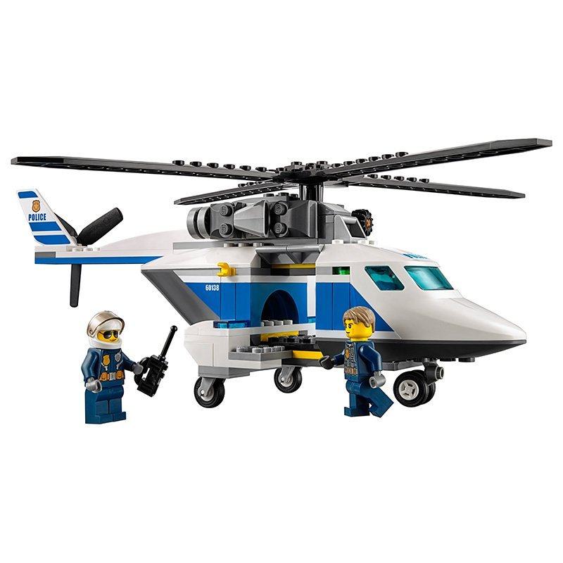 乐高城市警察系列儿童男孩益智拼装积木玩具礼物高速追捕60138