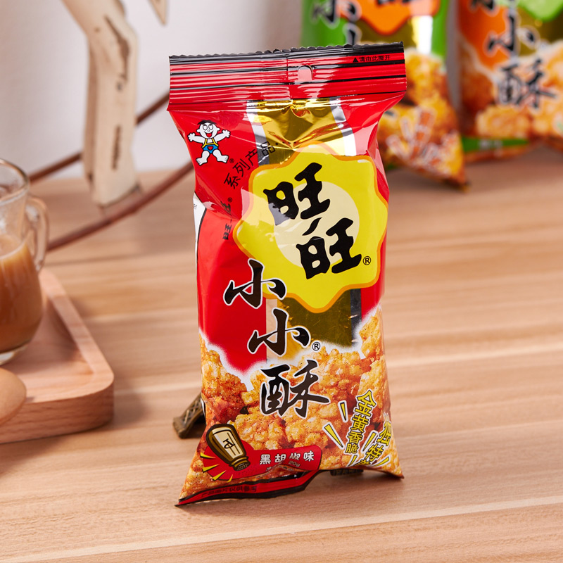 旺旺小小酥20g 童年经典回忆休闲膨化零食大米制品粒粒香酥爆米花