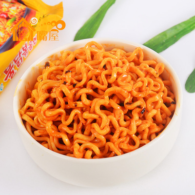 韩国进口 三养辣芝士火鸡面140g*5袋 方便面芝士干拌面零食品