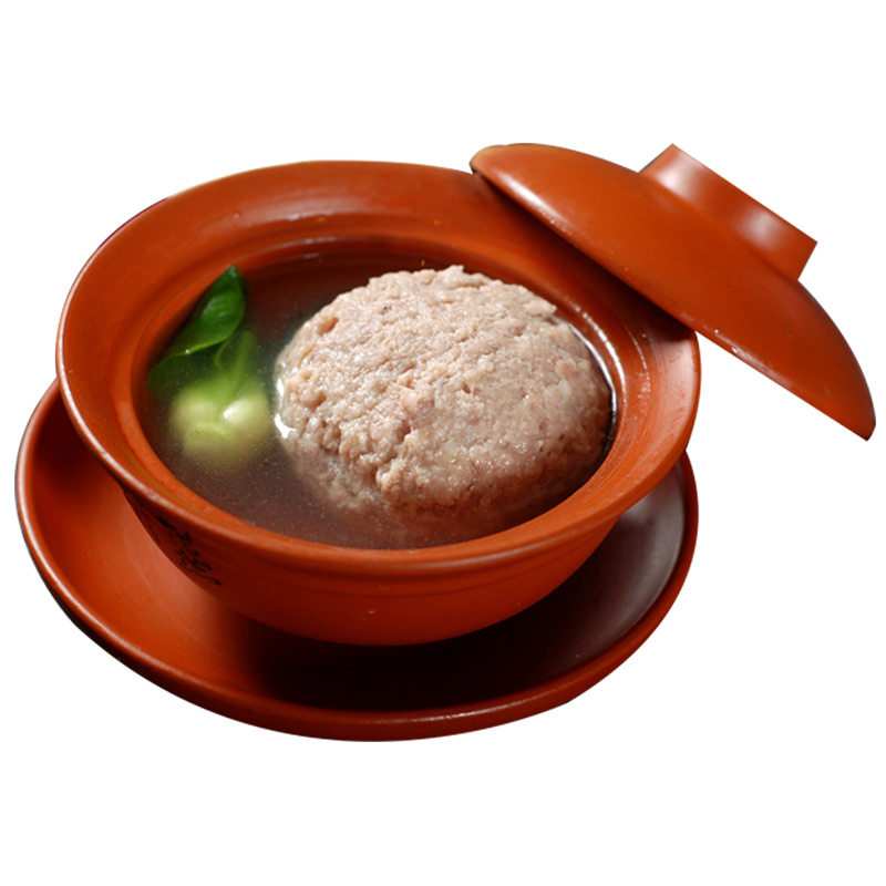 【天天特价】扬州红烧狮子头大肉圆4只袋装肉丸子斩肉特产五亭桥