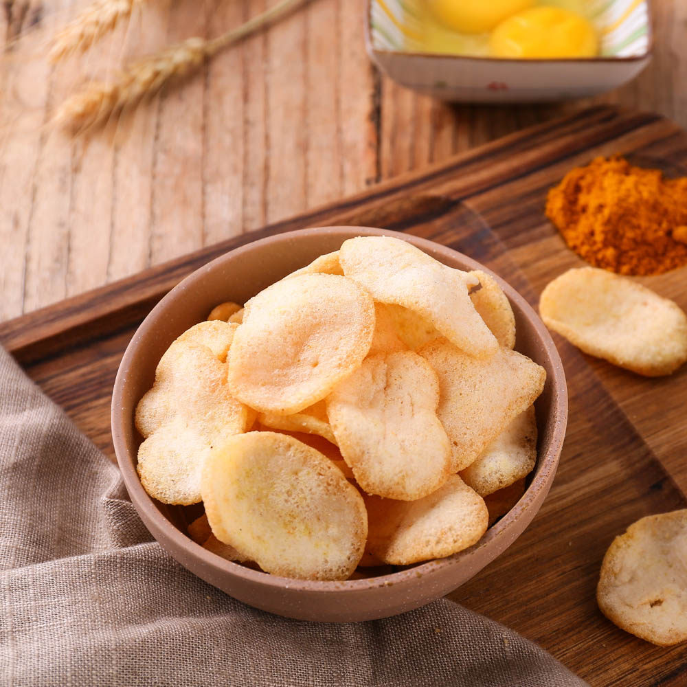 包邮印尼虾片进口零食品papatonk啪啪通鲜虾片85g*3膨化休闲食品