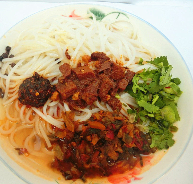 4袋包邮 云南特产德宏瑞丽特色小吃蒸煮炒早餐刘佳干饵丝500g克细