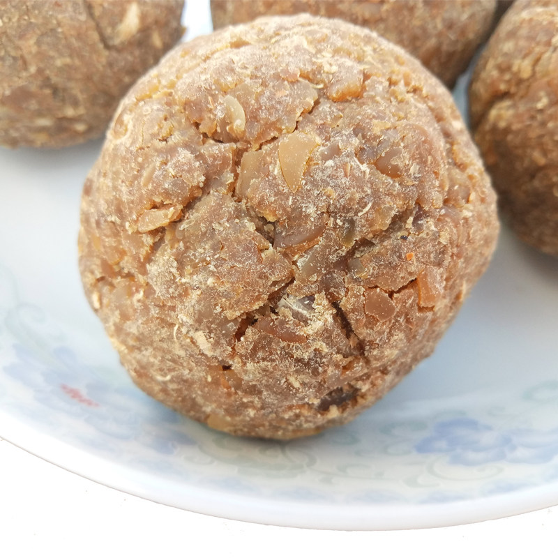 河南特产农家自制豆糁 黄豆酱饼 臭酱豆糁子 酱窝窝 一份5个包邮