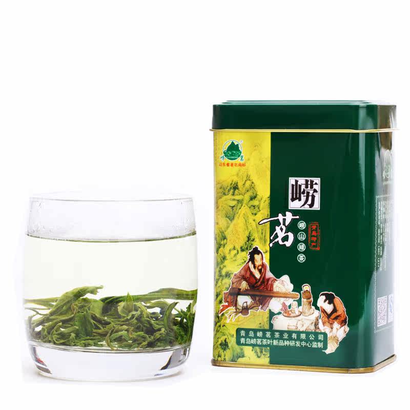 【天猫超市】崂茗崂山绿茶2016秋茶100g罐装炒青绿茶山东青岛特产